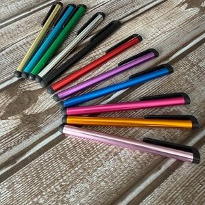 Colorful Stylus Pen Set of 10 - Assorted colors